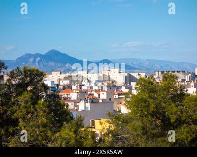 Alicante Cityscape (Costa Blanca/Spanien) Stockfoto