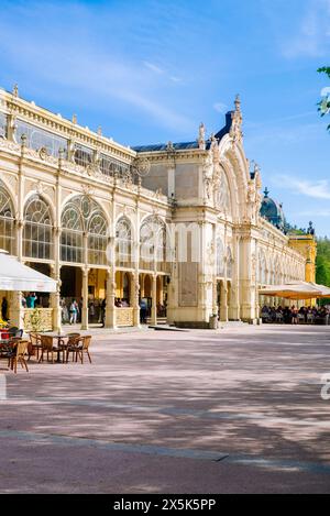 Kurkolonnaden in Marienbad/Mariánské Lázne (Tschechische Republik) Stockfoto