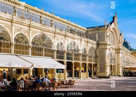 Kurkolonnaden in Marienbad/Mariánské Lázne (Tschechische Republik) Stockfoto