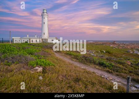 Blick auf Seal Point Lighthouse bei Sonnenuntergang, Cape St. Francis, Eastern Cape Province, Südafrika, Afrika Copyright: FrankxFell 844-33401 Stockfoto