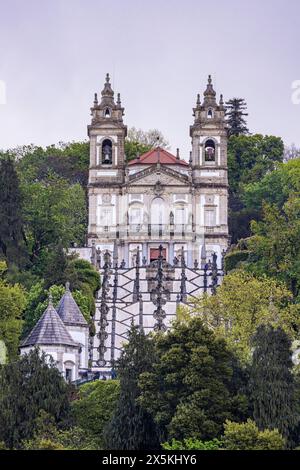 Portugal, Braga. Heiligtum unserer Lieben Frau von Sameiro. Stockfoto