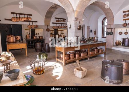 Portugal, Sintra. Küche im Park und Nationalpalast von Pena, ein UNESCO-Weltkulturerbe. (Nur Für Redaktionelle Zwecke) Stockfoto