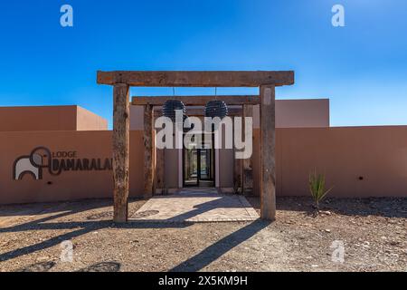 Gebäude Der Lodge Damaraland, Khoriax, Namibia Stockfoto