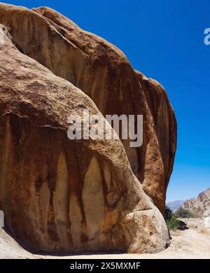 Hayfield Road Off-Rampe, Mojave Desert, Kalifornien Stockfoto