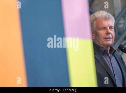 München, Deutschland. Mai 2024. Münchens Oberbürgermeister Dieter Reiter (SPD) nimmt an der Eröffnung des Stadions der Träume im Münchner Gasteig Teil. Quelle: Peter Kneffel/dpa/Alamy Live News Stockfoto