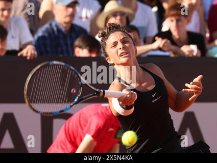 Rom, Italien. Mai 2024. Rom - Tennis, Rom, Internazionali d'Italia BNL, Sara Errani, 10. Mai 2024. Foto Felice Calabro' Editorial Usage Only Credit: Independent Photo Agency/Alamy Live News Stockfoto