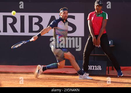 Rom, Italien. Mai 2024. Rom - Tennis, Rom, Internazionali d'Italia BNL, Fabio Fognini, 10. Mai 2024. Foto Felice Calabro' Editorial Usage Only Credit: Independent Photo Agency/Alamy Live News Stockfoto