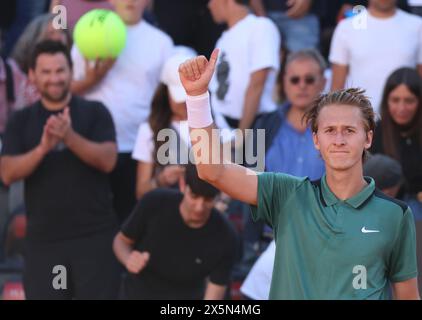 Rom, Italien. Mai 2024. Rom - Tennis, Rom, Internazionali d'Italia BNL, Sebastian Korda, 10. Mai 2024. Foto Felice Calabro' Editorial Usage Only Credit: Independent Photo Agency/Alamy Live News Stockfoto