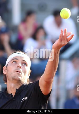 Rom, Italien. Mai 2024. Rom - Tennis, Rom, Internazionali d'Italia BNL, Taylor Fritz, 10. Mai 2024. Foto Felice Calabro' Editorial Usage Only Credit: Independent Photo Agency/Alamy Live News Stockfoto