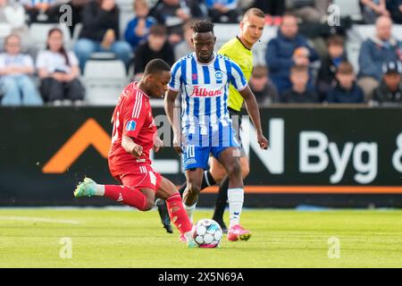 Odense, Dänemark. Mai 2024. Superliga-Match zwischen ob und Lyngby Boldklub im Nature Energy Park in Odense, Freitag, 10. Mai 2024. (Foto: Claus Fisker/Scanpix 2024) Credit: Ritzau/Alamy Live News Stockfoto