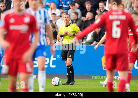 Odense, Dänemark. Mai 2024. Superliga-Match zwischen ob und Lyngby Boldklub im Nature Energy Park in Odense, Freitag, 10. Mai 2024. (Foto: Claus Fisker/Scanpix 2024) Credit: Ritzau/Alamy Live News Stockfoto