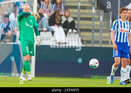 Odense, Dänemark. Mai 2024. Superliga-Match zwischen ob und Lyngby Boldklub im Nature Energy Park in Odense, Freitag, 10. Mai 2024. (Foto: Claus Fisker/Scanpix 2024) Credit: Ritzau/Alamy Live News Stockfoto