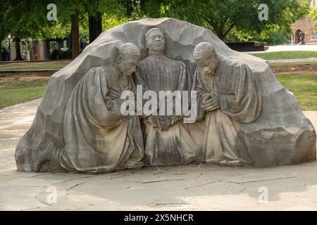 Statuen und Gedenkstätte im Kelly Ingram Park in Birmingham Alabama Stockfoto