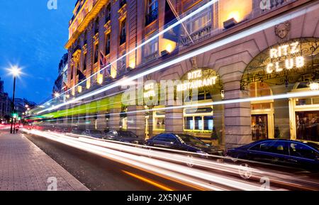 The Ritz at Night London UK Stockfoto
