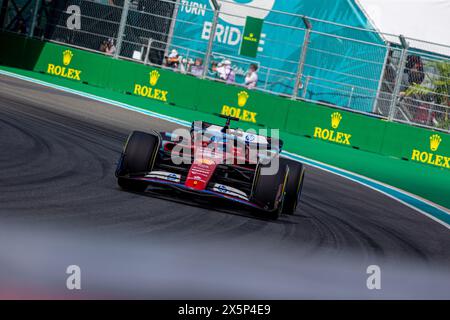 Charles Leclerc (MON) Scuderia Ferrari SF-24 während FORMEL 1 KRYPTO. COM MIAMI GRAND PRIX, Miami International Autodrome, Miami, FL, USA Stockfoto