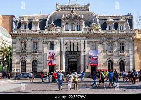 Das Correo Central Building (Historic Central Post Office), Plaza de Armas, Santiago, Chile. Stockfoto