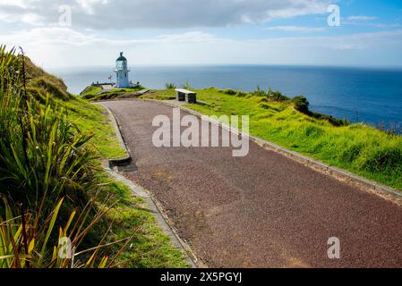 TE Paki Coastal Track in Cape Reinga - Neuseeland Stockfoto