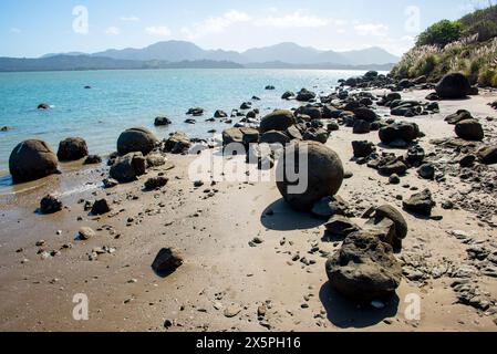 Koutu Boulders - Neuseeland Stockfoto