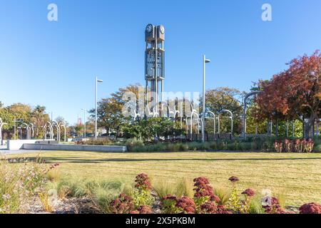 Ashburton Clock Tower, Baring Square, East Street, Ashburton (Hakatere), Canterbury, Südinsel, Neuseeland Stockfoto