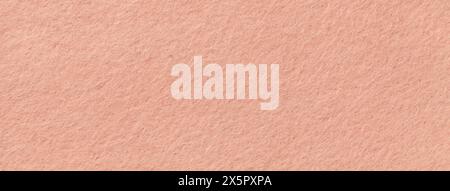 Light Pink matt Hintergrund von Velours Stoff, Nahaufnahme. Samtene Textur von nahtlosen Coral Wollfilz. Stockfoto