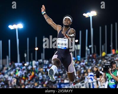 Doha, Katar. Mai 2024. Carey McLeod aus Jamaika tritt beim Wanda Diamond League Doha Meeting 2024 in Doha, Katar, am 10. Mai 2024 an. Quelle: Nikku/Xinhua/Alamy Live News Stockfoto