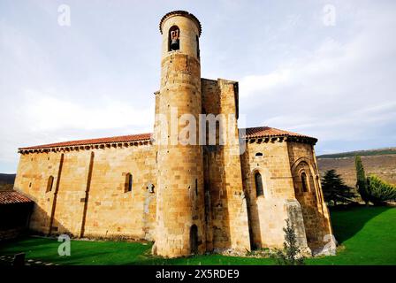 Stiftskirche San Martin de Elines, Kantabrien, Spanien Stockfoto