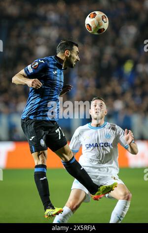 Bergamo, Italien, 9. Mai 2024. Davide Zappacosta während des Spiels zwischen Atalanta und Olympique Marseille für das Halbfinale der UEFA Europa League in Gewiss Stockfoto