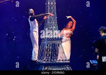 Lulu Lewe mit Massimo Sinato in der zehnten Live-Show der 17. Staffel der RTL-Tanzshow Let s Dance im Musical Dome. Köln, 10.05.2024 *** Lulu Lewe mit Massimo Sinato in der zehnten Live-Show der 17. Staffel der RTL Dance Show Let s Dance in the Musical Dome Köln, 10 05 2024 Foto:XR.xSchmiegeltx/xFuturexImagex lets dance1005 4592 Stockfoto