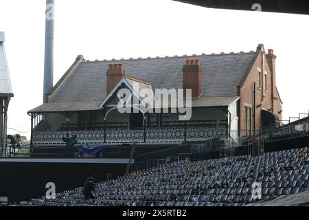 Craven Cottage, Fulham, London, Großbritannien. Mai 2024. Premier League Football, Fulham gegen Manchester City; Blick auf das alte Crave Cottage Credit: Action Plus Sports/Alamy Live News Stockfoto