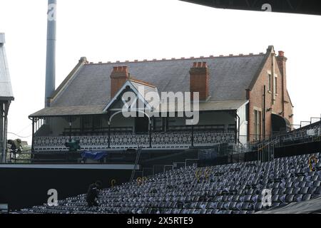 Craven Cottage, Fulham, London, Großbritannien. Mai 2024. Premier League Football, Fulham gegen Manchester City; Blick auf das alte Crave Cottage Credit: Action Plus Sports/Alamy Live News Stockfoto