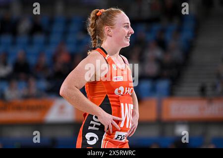 11. Mai 2024; Ken Rosewall Arena, Sydney, NSW, Australien: Suncorp Super Netball, Giants versus Sunshine Coast Lightning; Sam Winders of the Giants Stockfoto