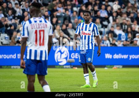 Odense, Dänemark. Mai 2024. Alasana Manneh (8) von ob wurde während des 3F Superliga-Spiels zwischen Odense BK und Lyngby BK im Nature Energy Park in Odense gesehen. (Foto: Gonzales Photo/Alamy Live News Stockfoto