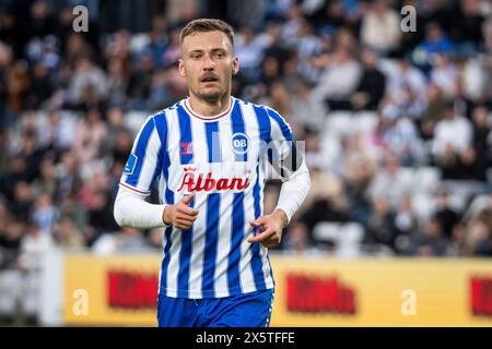 Odense, Dänemark. Mai 2024. Tom Trybull (15) von ob wurde während des 3F Superliga-Spiels zwischen Odense BK und Lyngby BK im Nature Energy Park in Odense gesehen. (Foto: Gonzales Photo/Alamy Live News Stockfoto