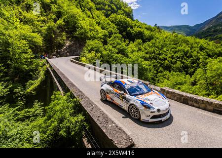 3. Runde des Championnat de, Frankreich. , . Des Rallyes 2024, vom 10. Bis 11. Mai in Antibes, Frankreich - Foto Bastien Roux/DPPI Credit: DPPI Media/Alamy Live News Stockfoto