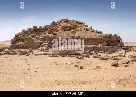 Der Sonnentempel von Niuserre in Abu Ghurob in der Nähe von Abu Sir, Kairo, Ägypten Stockfoto