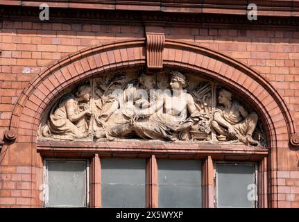 Gebäude der Bloomsbury Library, Nechells, Birmingham, Großbritannien Stockfoto