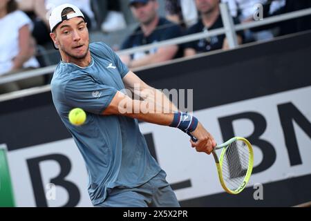 Rom, Italien. Mai 2024. Jan-Lennard Struff (Deutschland) während des Spiels gegen Stefanos Tsitsipas (Griechenland) beim Internazionali BNL d’Italia 2024 Tennis Turnier im Foro Italico in Rom, Italien am 11. Mai 2024. Quelle: Insidefoto di andrea staccioli/Alamy Live News Stockfoto