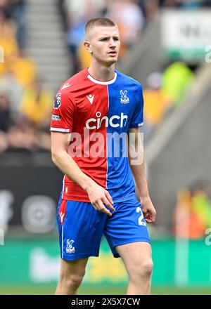 Wolverhampton, Großbritannien. Mai 2024. Adam Wharton von Crystal Palace, während des Premier League-Spiels Wolverhampton Wanderers gegen Crystal Palace in Molineux, Wolverhampton, Vereinigtes Königreich, 11. Mai 2024 (Foto: Cody Froggatt/News Images) in Wolverhampton, Vereinigtes Königreich am 2024. (Foto: Cody Froggatt/News Images/SIPA USA) Credit: SIPA USA/Alamy Live News Stockfoto