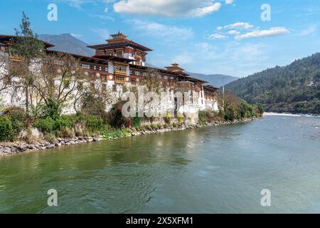 Punakha, Bhutan: Der Punakha Dzong Stockfoto