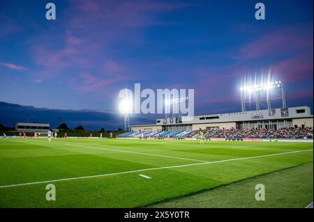 Madrid, Madrid, Spanien. Mai 2024. MADRID, SPANIEN - 11. MAI: Ein allgemeiner Überblick über das Spielfeld während des Liga-F-Spiels zwischen Real Madrid und Atletico Madrid im Estadio Alfredo Di Stefano am 11. Mai 2024 in Madrid. (Kreditbild: © Alberto Gardin/ZUMA Press Wire) NUR REDAKTIONELLE VERWENDUNG! Nicht für kommerzielle ZWECKE! Stockfoto
