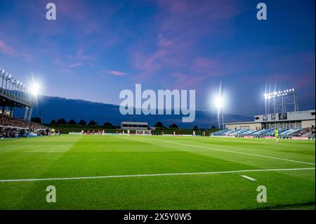 Madrid, Madrid, Spanien. Mai 2024. MADRID, SPANIEN - 11. MAI: Ein allgemeiner Überblick über das Spielfeld während des Liga-F-Spiels zwischen Real Madrid und Atletico Madrid im Estadio Alfredo Di Stefano am 11. Mai 2024 in Madrid. (Kreditbild: © Alberto Gardin/ZUMA Press Wire) NUR REDAKTIONELLE VERWENDUNG! Nicht für kommerzielle ZWECKE! Stockfoto