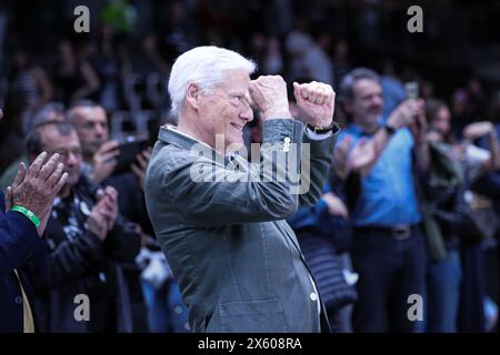 Bologna, Italien. Mai 2024. Massimo Zanetti Präsident und Inhaber Virtus Segrafredo Bologna während des Playoffs - Virtus Segafredo Bologna vs Bertram Derthona Tortona, italienische Basketball Serie A Match in Bologna, Italien, 11. Mai 2024 Credit: Independent Photo Agency/Alamy Live News Stockfoto