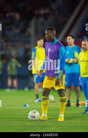 Luis Advincula - Sportivo Trinidense (1) gegen Club Atletico Boca Juniors (2) Spiel, Phase Gruppe (Gruppe D) CONMEBOL Sudamericana 2024. Stockfoto