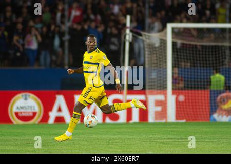 Luis Advincula - Sportivo Trinidense (1) gegen Club Atletico Boca Juniors (2) Spiel, Phase Gruppe (Gruppe D) CONMEBOL Sudamericana 2024. Stockfoto