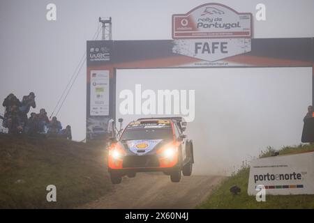 06 SORDO Dani, CARRERA Candido, Hyundai I20 Rally1, Action während der Rally de Portugal 2024, 5. Runde der WRC-Weltmeisterschaft 2024, vom 9. Bis 12. Mai 2024 in Matoshinhos, Portugal Stockfoto