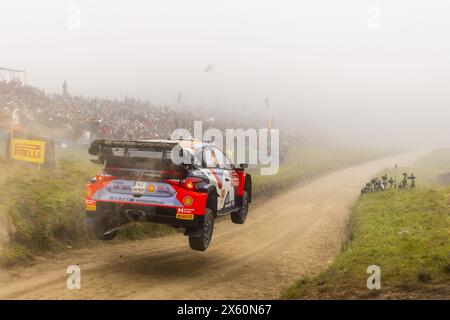 06 SORDO Dani, CARRERA Candido, Hyundai I20 Rally1, Action während der Rally de Portugal 2024, 5. Runde der WRC-Weltmeisterschaft 2024, vom 9. Bis 12. Mai 2024 in Matoshinhos, Portugal Stockfoto