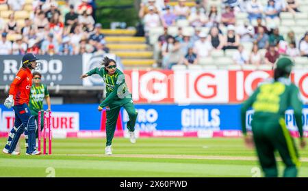 Sadia Iqbal Bowling für Pakistan während der Vitality T20 International Series zwischen England und Pakistan Stockfoto