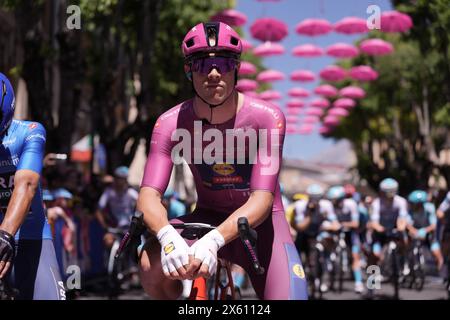 Avezzano, Italien. Mai 2024. Jonathan Mailand während der 9. Etappe des Giro d’Italia von Avezzano nach Neapel, 12. Mai 2024 Italien. (Foto: Massimo Paolone/ Credit: LaPresse/Alamy Live News Stockfoto