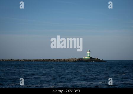 Zuidpier IJmuiden, Niederlande Stockfoto