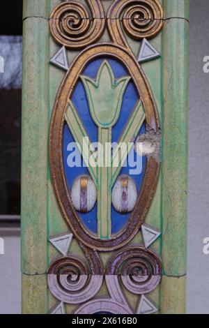 Budapest, Villa Familie Schiffer, József Vágó 1912 // Budapest, Villa Familie Schiffer, József Vágó 1912 Stockfoto